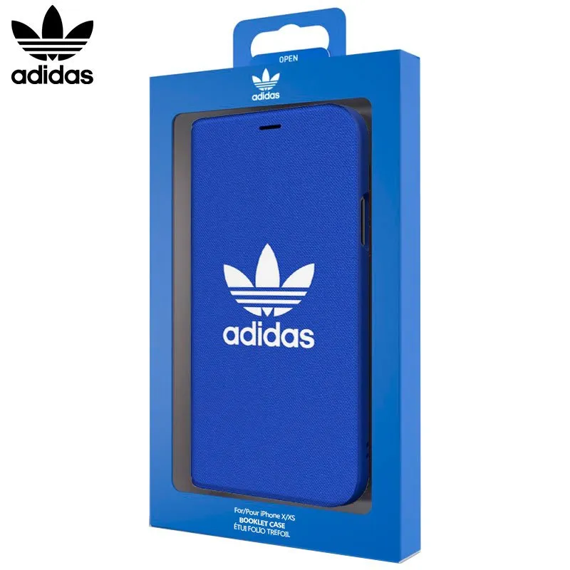 Funda COOL Flip Cover para iPhone X / iPhone XS Licencia Adidas Azul