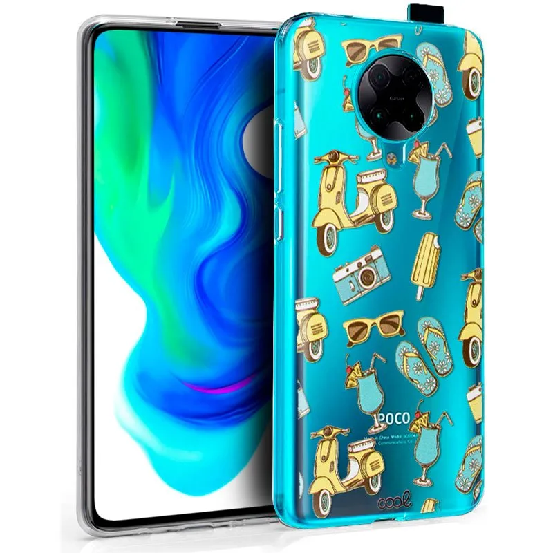 Carcasa COOL para Xiaomi Pocophone F2 Pro Clear Summer